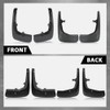 G-PLUS 4PCS Mud Flaps Splash Guards Mudguards Mudflaps with Hardware