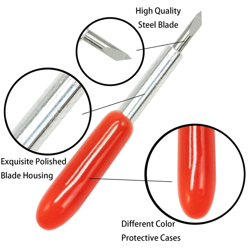 Pack of 40 Lettering Replacement Blades, Vinyl Cutter Plotter Cutting