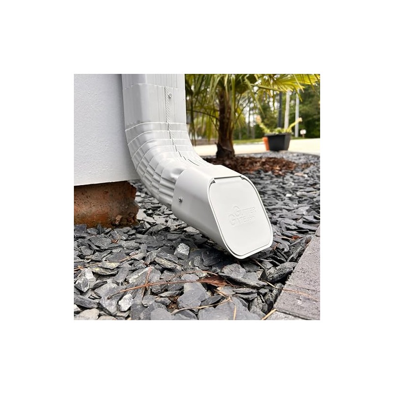 The Original GutterGate 3"x4" for Type-A Downspouts (White) (Made in