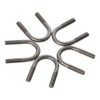 Fudeshe 304 Stainless Steel U-Bolt 5pcs Silver Strong Tensile Strength