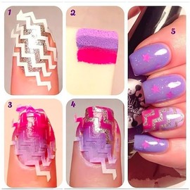 JCAKES 1980pcs French Tip Nail Guides Smile Line Stickers Nail Stencils Adhesive French Tip Nail Stickers French Manicure Strips Tool Nail Tape Wave Line Shape Nails Design - 60 Sheets