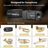 POGOLAB UHF Wireless Saxophone Microphone System, Rechargeable Mic Pickup System