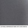 CHAMPRO boys Long Sleeveless Compression Shirt, Black, Large US