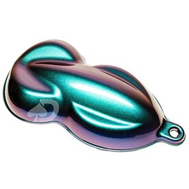 C12 ColorShift Pearl 25g Mica Powder Pigment | Teal Green Purple Maroon Shift | Automotive Grade Pearlescent Paint Colorant | Epoxy Resin & Lacquer Dye | UV Resistant | DIY Arts/Crafts