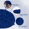 PRIMEPATIO Papasan Chair Cushion Outdoor, Round Papasan Cushion Indoor with