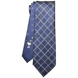 Peanuts PND48170 Snoopy Necktie, Navy Blue, Business Necktie, Gift, PND48170 Navy