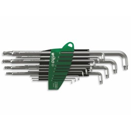 Stubby Torx 40979 Allen Key Set in ProStar Holder Titanium Silver 14-Piece