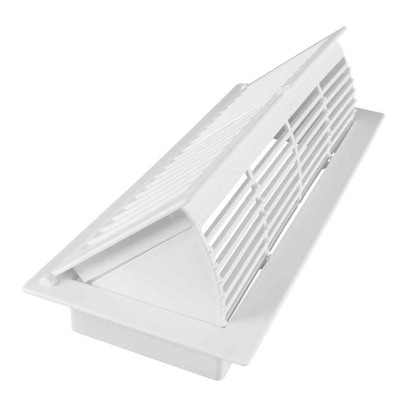 Imperial Pop-Up Floor Register, 4 x 12-Inch, White