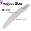 16 Pieces Professional Double Sided Nail File - File 100/180