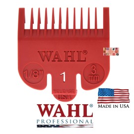 WAHL # 1 (1/8"-3mm) Pro Color-Coded COMB CUTTING CLIPPER GUIDE BLADE ATTACHMENT