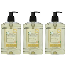 A LA MAISON White Ginger Liquid Hand Soap (16.9 Fl Oz, 3 Pack