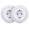 kwmobile 2 x LED Night Light Adapter Plug - Set
