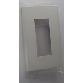 Panasonic Wallplate, 1 連用 3 Pieces Square White wtf8003 W