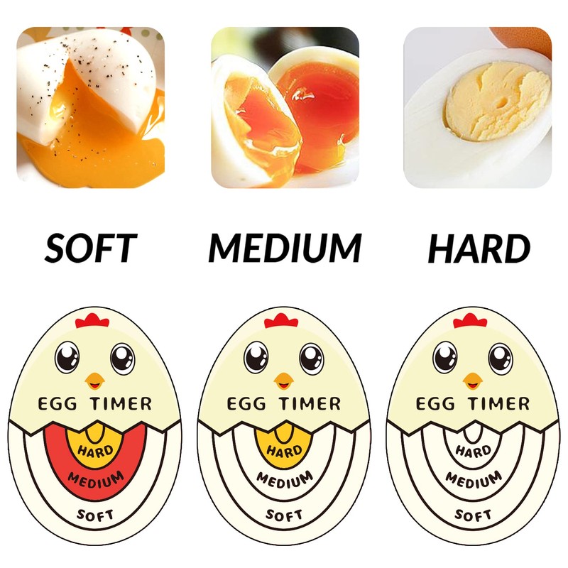 Lasubst Egg Timer for Boiling Eggs that Changes Color When