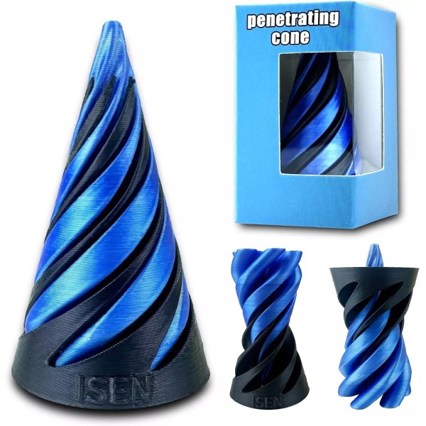 ISEN Impossible Cone Spiral Cone Fidget Toy 3D Printed Spiral
