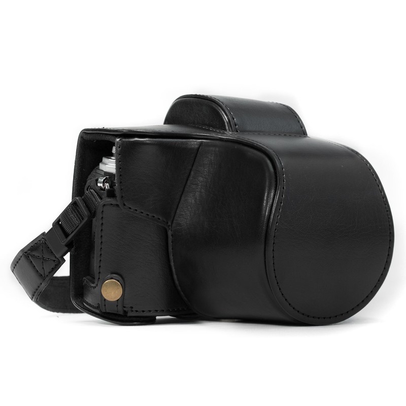 MegaGear "Ever Ready" Protective Leather Camera Case, Bag for Olympus