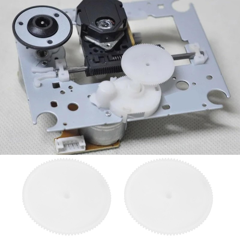 SG Store 2pcs CD Player Laser Head Tracing Gear Compatible
