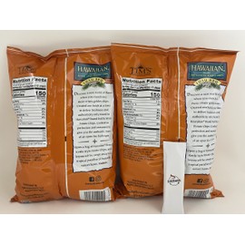 Hawaiian Kettle Chips Party Size Crispy & Crunchy Luau BBQ with Complimentary Kokobunch Kit 2 - 13oz PACK