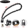 Heavy Duty Security Chain Lock with Padlock, 43 Inch 8mm