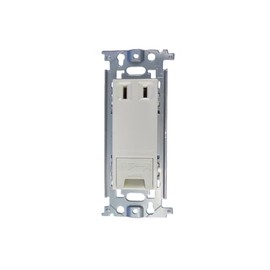 Panasonic WN1031K Flat Outlet with Embedded Ground Terminal, Pack of 10