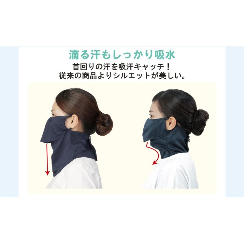 YAKeNU UV CUT MASK UV Protection Face Cover Yakenu Cool