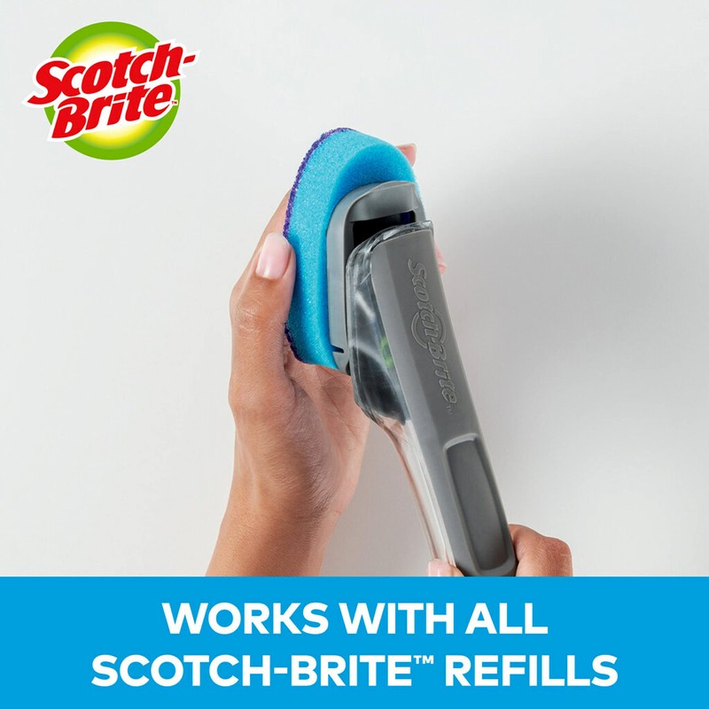 Scotch-Brite Advanced Soap Control Non-Scratch Dishwand, 1 Dish Wand, Keep