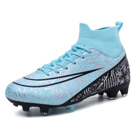 RDYLBU Men's Madame Football Boots, Blue Green, 44 EU