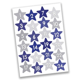 Papierdrachen 24 Advent Calendar Fabric Bags in Jute Look for Filling - with Red Bakery Yarn and Pegs - Cloth Bags to Decorate Yourself - Small Gift Bags