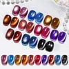 JODSONE 12 Colors Cat Eye Gel Nail Polish Set Blue