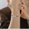 EUEAVAN Hecate Bracelet Wicca Triple Moon Goddess Pentagram Anklet Magic