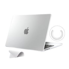 eleger Non-Rigid Case Compatible with MacBook Air 15 Inch M5 A3448 M4 A3241 M3 A3114 M2 A2941, 2026 2025 2024 2023 Edition, Shatterproof Case for Mac Air 15.3 Inch, Matte Clear