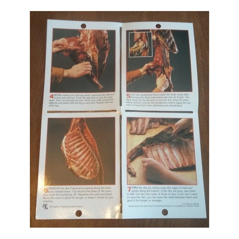 Complete Hunter© Pocket Guide Field Dress Deer Hunting Field Reference