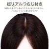 HIYE 部分ウィッグ 頭頂部 女性 人毛100% 手植え ポイントウィッグ リアル 分け目 人工肌