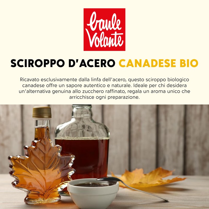 Baule Volante Fior di Loto Sciroppo d'Acero (grado C) 250ml