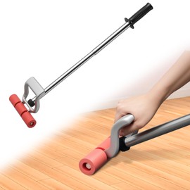 Floor and Wall Roller for Vinyl Flooring,Heavy Duty Adjustable Rollers with Extendable 16" to 27.5" Handle Rubber Nylon Wheels for Linoleum, Carpet, LVP, Veneer and Wall Covering