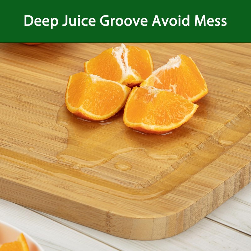 GarveeHome 30 x 20 Extra Large Cutting Board, Bamboo Stove
