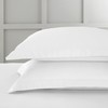 400 Thread Count Cotton Sateen Oxford Pillowcase Pair White