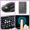 Isslly 80pcs Raised Keyboard Sticker for Long Nails, Self-Adhesive Keycap