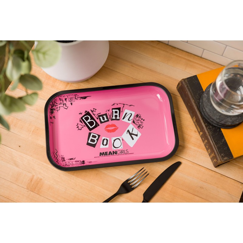 Silver Buffalo Mean Girls Burn Book 11.3" x 7.4" Pink
