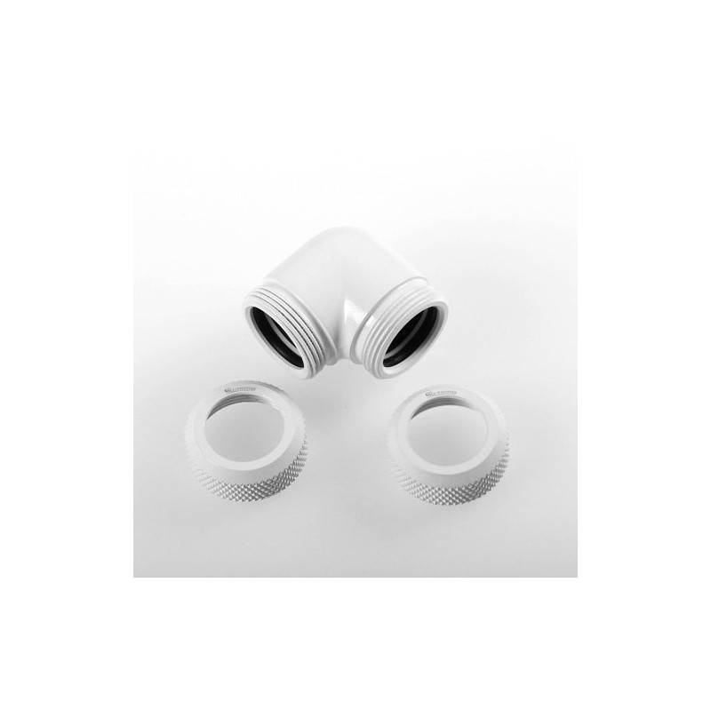 Barrow 14mm Multi-Link to Multi-Link Fitting, 90 Degree Angle, White