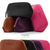 Londo Genuine Leather Makeup Bag Cosmetic Pouch Travel Organizer Toiletry