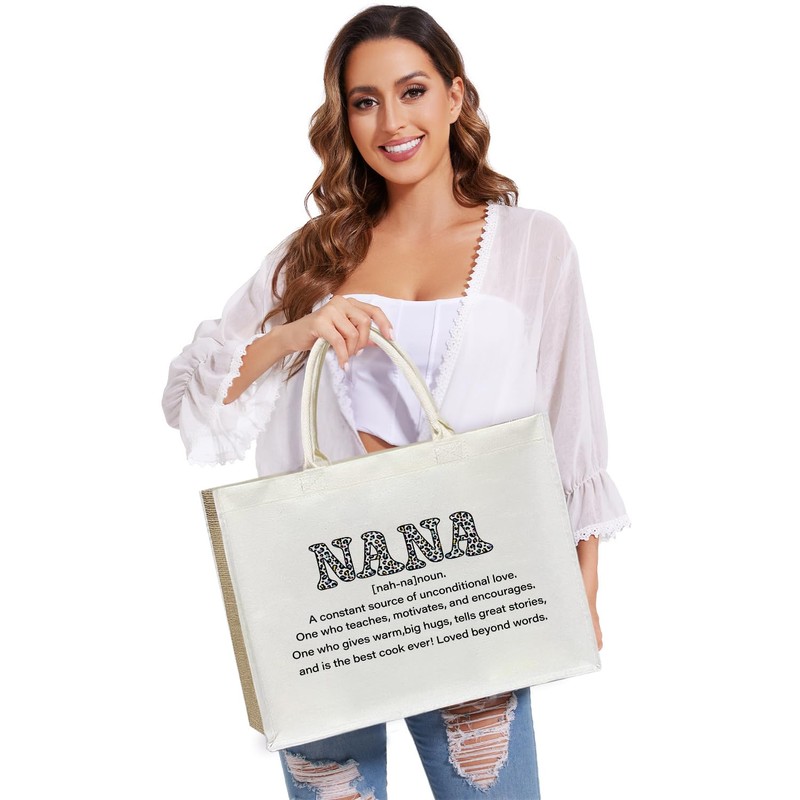 ZSHFMY Nana Tote Bag Beach Bag, Tote Bag for Women,