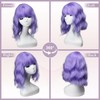Short Wig with Bangs, Short Wavy Bob Wig for Cosplay