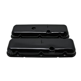 1965-72 Compatible/Replacement for CHEVY BIG BLOCK 396-427-454 TALL OEM STYLE STEEL VALVE COVERS - BLACK