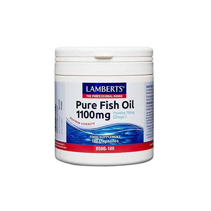 LAMBERTS PURE FISH OIL 1100MG 180's CAPS