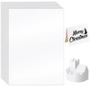 50 Sheets White Kraft Cardstock Paper for DIY Projects and