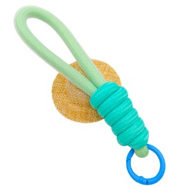 Generic Cord Keychain Cute, Paracord Pastel Keyring, String Keychain Strap Rope, Keys Holder Gift for Women Girl Teen (Green)