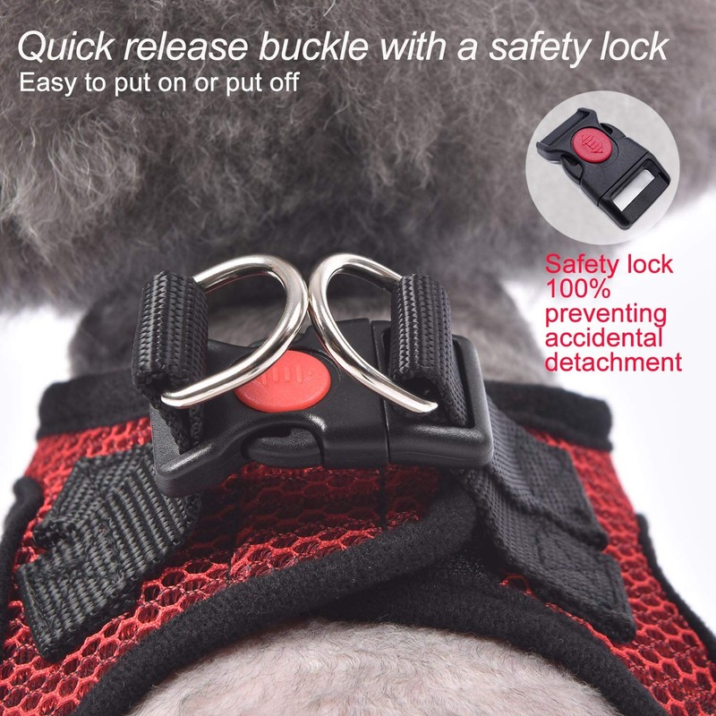 Matilor Dog Harness Step-in Breathable Puppy Cat Dog Vest Harnesses