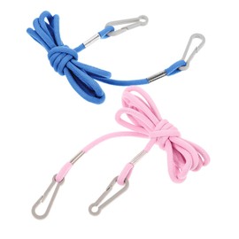 Kisangel 2pcs Elastic Glove Holder Clips for Boys and Girls Mittens Ropes Soft Flexible Suspender Clips for for Outdoor Activities