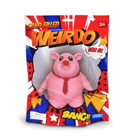 Sand Filled Weirdo, Tiktok Trend Squishy Stretching Monkey Sensory Fidget Toy for Kids and Adults Squeeze TPR Toys, Anti Anxiety Stress Relief Gift Idea Viral (Pig)